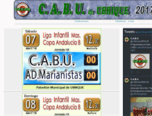 Tablet Screenshot of cabudeubrique.com